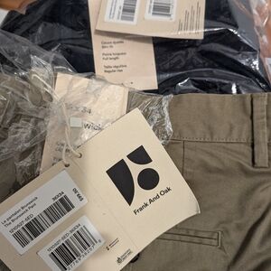 Frank Oak Brunswick Pants Blue and Green